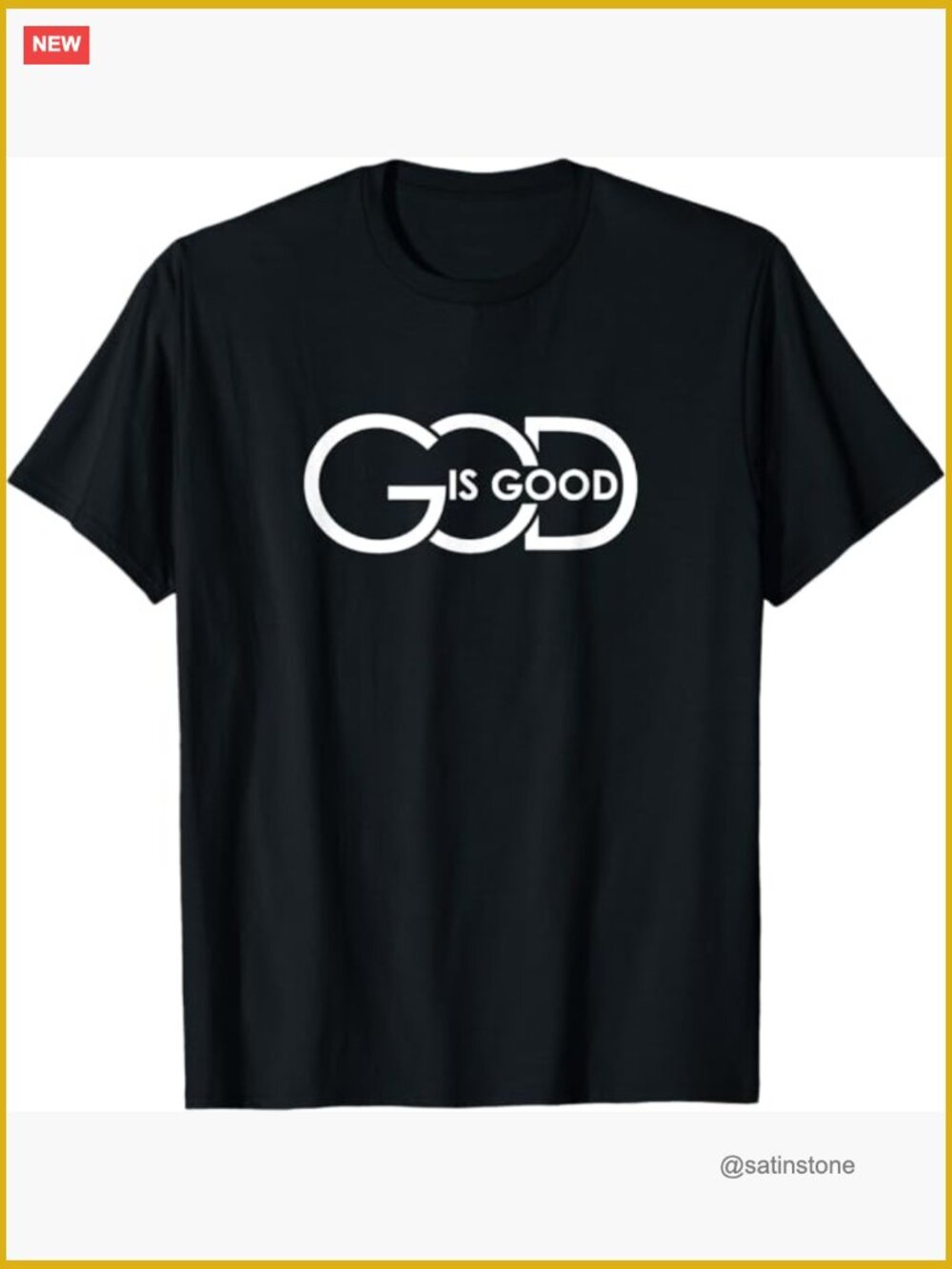 Christian Saying Minimal T-Shirt - Trendy Faith-Based Tee